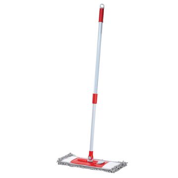 Швабра ПЕРКЛИН ручка 75-130см + флаундер 40см + МОП микрофибра 1/12
