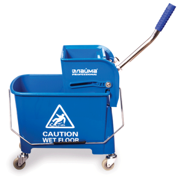 Тележка уборочная-ведро Professional 20л, мех.отжим, синяя 1/1