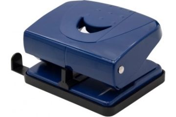 Дырокол на 16листов пластик синий Silwerhof Just 1/12