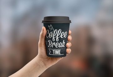 Стакан бумажный для горячего 250мл d-80 КофеБрейк ЛАЙТ 50/1000