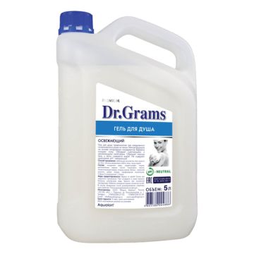 Гель для душа 5л DR.GRAMS Освежающий 1/4 