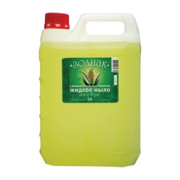 Мыло жидкое 5л канистра антибактериальное Зодиак Алоэ-вера К-10-5 1/1