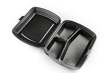 ВПС Ланч-бокс 3-сек (247х206х70) черный 83 LB вспен ЮУП 200/200 