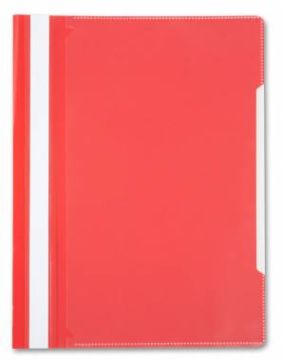 Папка скоросшиватель с прозр верхн лист красный Россия 1/20/200