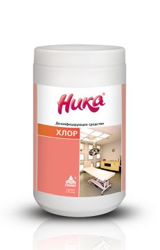 Средство дезинфицирующее в таблетках 1кг НИКА-ХЛОР 300 таб. 1/6