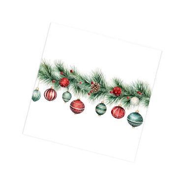 НГ Салфетки (33х33) 3-сл Новогодняя гирлянда (20) 1/12