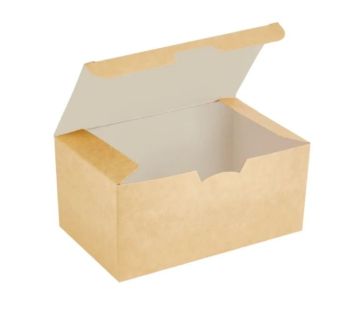 Коробка для фастфуда 115х75х45мм  350мл ECO Fast Food Box S DoECO 50/600