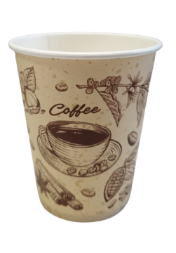 Стакан бумажный для горячего 250мл d-80 Кофе Чай  50/1000