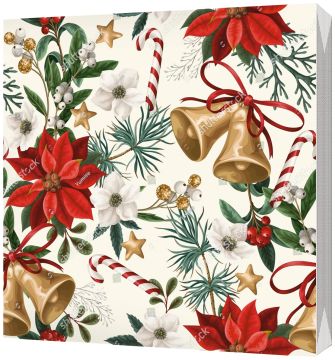 НГ Салфетки (33х33) 3-сл Рождество (20) 1/15 