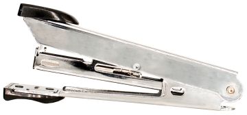 Степлер №10 до 15л пластик с антистеплером серебристый BURO Elementary 1/12