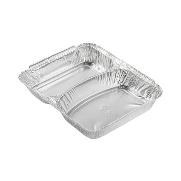 Касалетка форма алюминиевая 227х177х30/195х145мм 840мл 2-секц L-край 50/400 