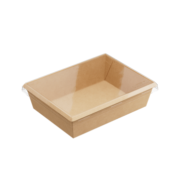 Крышка для контейнера 1000мл 150х200мм OneClick прозр плоская 1EA 50/300