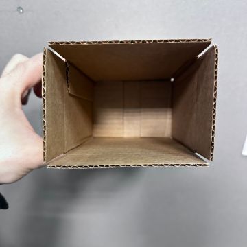 Гофрокоробка (98х70х114) Т23 В микрогофрокартон бурый 1/25