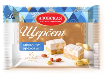 Продукты, АКФ Щербет молочно-ореховый 240г 1/8