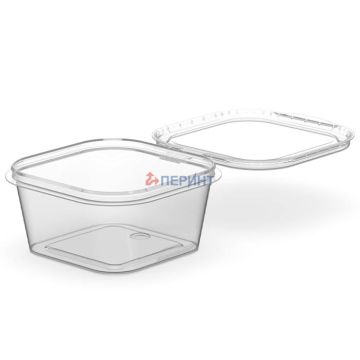 Соусник с крышкой 50мл квадрат Перинт 80/1040