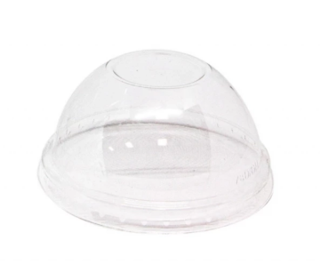 Крышка для креманки ПЭТ d-98мм купольная без отверстия 50/1000