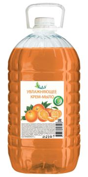 Мыло жидкое 5л ПЭТ Апельсин с глицерином GAS 1/4