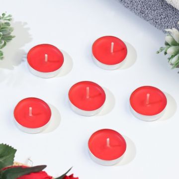 Свеча чайная ароматическая 6шт клубника 1/336