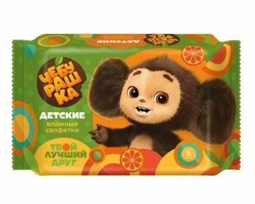 Салфетки влажные Чебурашка детские микс (8) 1/54