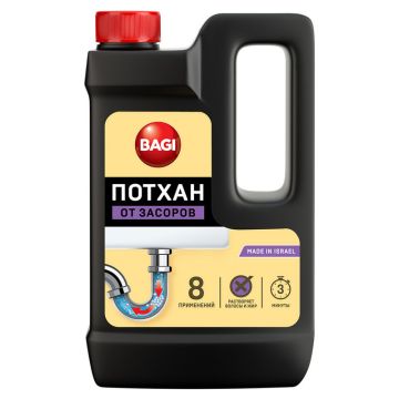 Порошок для прочистки труб Bagi ПОТХАН 600г 1/12/432 