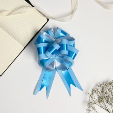 Бант-шар 5см светло-голубой 10/10