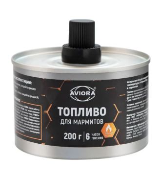 Топливо для мармитов 6часов горения фитиль 200г 1/24