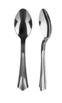 Одноразовая Ложка столовая 160мм металлик Royal Party (18шт) 1/50