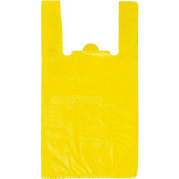 Пакет Майка ПНД (25+12)х45-9 желтая 100/3000
