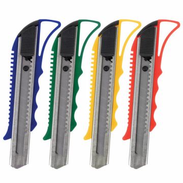 Нож канцелярский 18мм усиленный металические направляющие автофиксатор Profit Staff 1/20/720