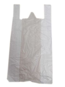 Пакет Майка ПНД (30+16)х60-14 белая МП 100/1500