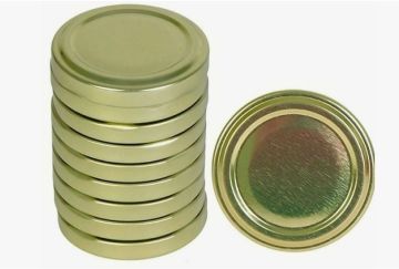 Крышки винтовые Твист-Офф III-89 для консервирования золотые Елабуга 10/340