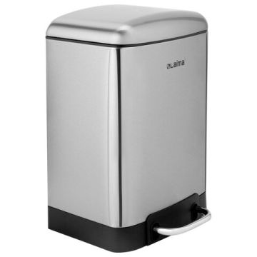Ведро-контейнер для мусора с педалью 6л стальное ЛАЙМА ULTRA 1/1Клиент)