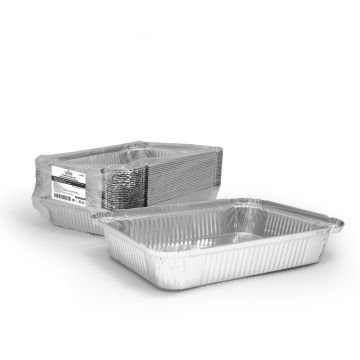 Касалетка алюминиевая 225х175х35/196х147мм 1125мл L-край (крышка 463547) R29L 100/400