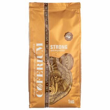 Продукты, Кофе в зернах COFERIUM STRONG 1кг 1/5 