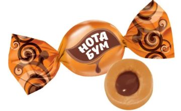 Продукты, Конфеты Нота Бум жевательная ириска 500г 1/10