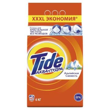 Порошок стиральный Тайд 6кг Альпийская свежесть автомат 1/1