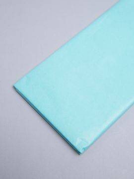 Бумага подарочная Тишью в листах 50х66см мятный 10/10