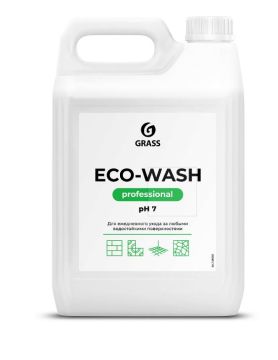 Средство жидкое для мытья полов концентрат канистра 5л  Eco-Wash Грасс 1/4 