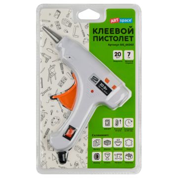 Клеевой пистолет 20Вт для стержня 7мм с выключателем ArtSpace 1/12 
