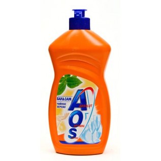 Средство жидкое для мытья посуды 450мл AOS Бальзам Алоэ Вера 1/20