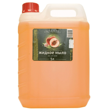 Мыло жидкое 5л канистра Зодиак Персик К-10-2 1/1