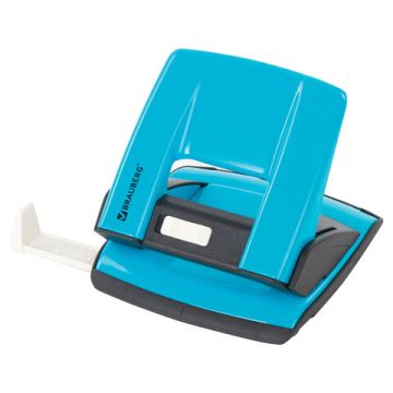 Дырокол на 20листов металлический голубой Brauberg Ultra 1/30/60