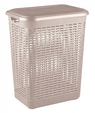 Корзина универсальная 50л (420х310х560) бежевая 1/1 