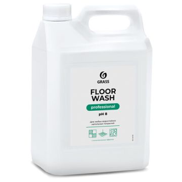 Средство жидкое 5,1кг для мытья полов нейтральное низкопенное концентра Floor wash Грасс 1/4
