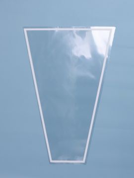 Пакет для цветов п/п конус Стиль белый 28х40 1/50