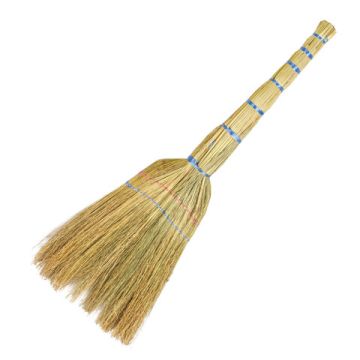 Веник Сорго 2-х прошивной Бюджет 310-330 г ширина метелки 26-28см длина 77см 1/1