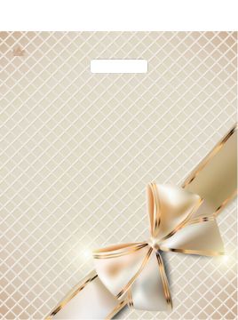 Пакет с вырубной ручкой (38х45)-60 Изысканность Тико 50/500