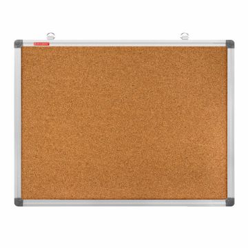 Доска пробковая 45х60см для объявлений алюмингевая рамка BRAUBERG 1/1 