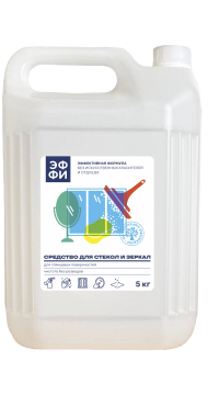 Средство для мытья стекол и зеркал канистра 5л Эффективная формула ЭФФИ (Эксперт 1000) 1/4 