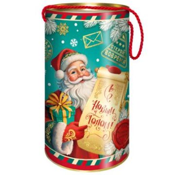 НГ Туба картонная до1кг d12см высота 22см Послание 1/9